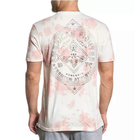 AMERICAN FIGHTER GALVESTON Men's T-Shirt S/S Biker - Picture 2 of 11